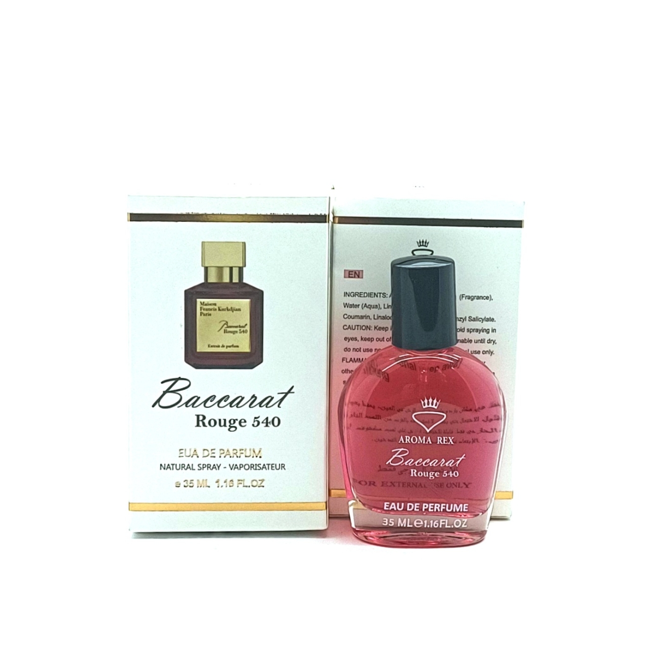ادکلن آروما رکس مدل باکارات رژ  Baccarat Rouge 540 حجم 35 میلی لیتر