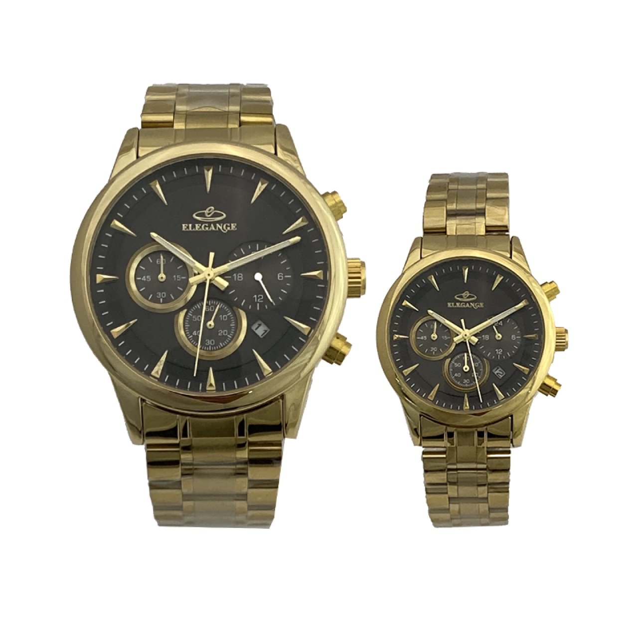 ست ساعت مچی زنانه و مردانه الگانس مدل WS-ENIM6936901 سه موتوره