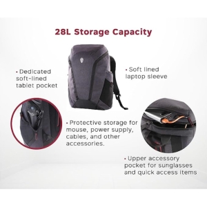 کوله پشتی لپ تاپ دل مدل ALIENWARE ELITE M17 مناسب برای لپ تاپ تا سایز 17 اینچ