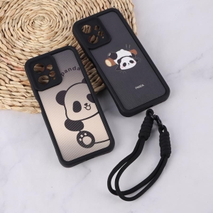 کاور مدل سولید کبریتی محافظ لنزدار به همراه بند مچی مناسب برای گوشی موبایل شیائومی مدل Xiaomi Redmi Note 12 4G