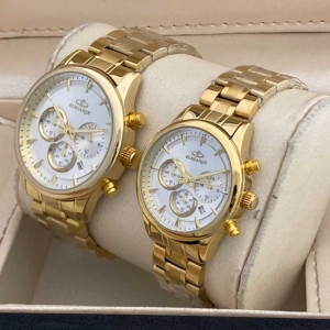 ست ساعت مچی زنانه و مردانه الگانس مدل WS-ENIM6936902 سه موتوره