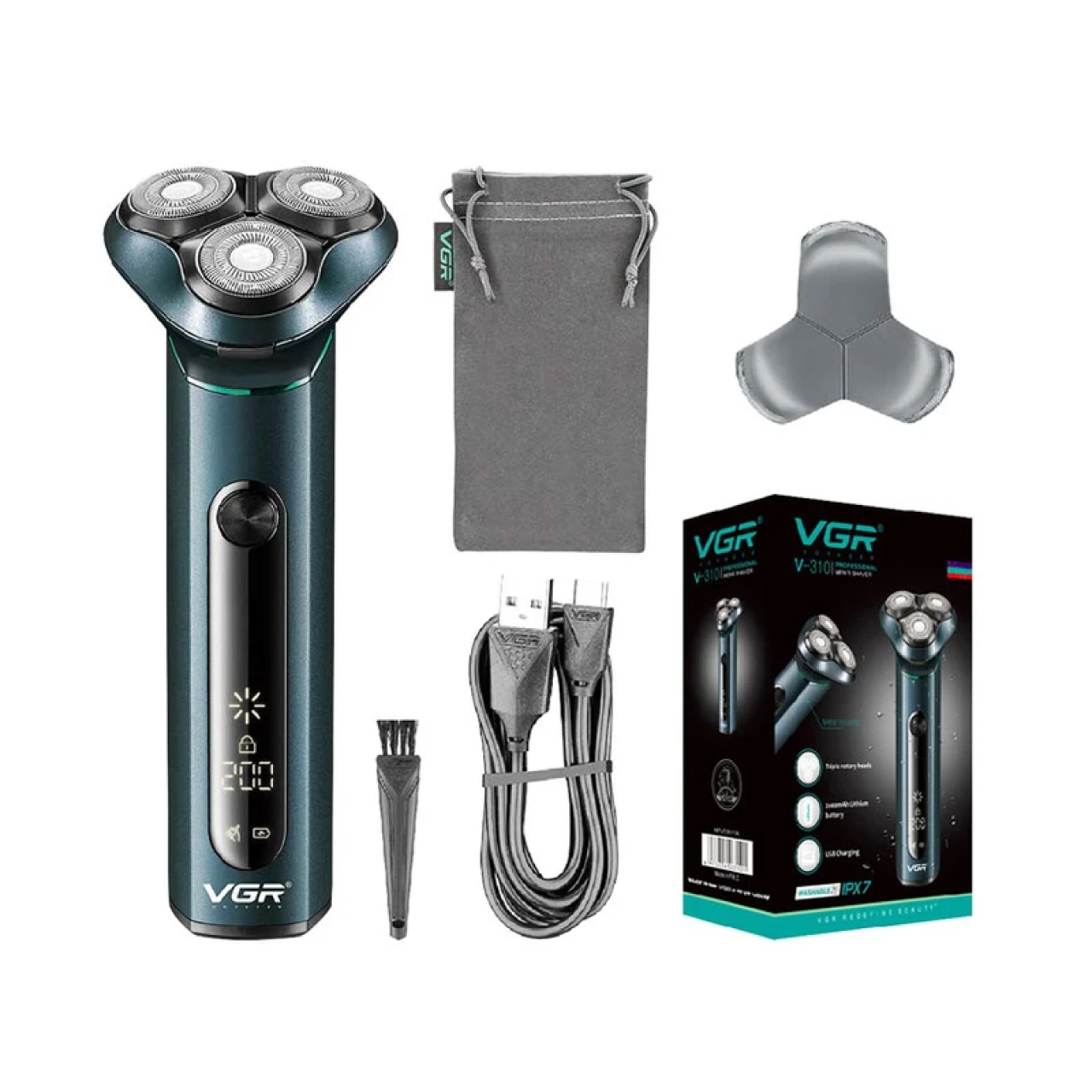 ریش تراش سه تیغ وی جی آر مدل V-310