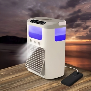  مینی کولر شارژی مه پاشی مدل Air Cooler Fan K918