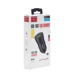 شارژر فندکی لیتو مدل LC-C12 به همراه کابل تبدیل USB-C