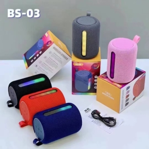 اسپیکر بلوتوثی قابل حمل مدل BS-03