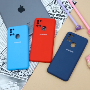 کاور محافظ لنزدار سیلیکونی مناسب برای گوشی موبایل سامسونگ Samsung Galaxy A21s