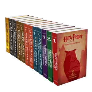 مجموعه 8 جلدی هری پاتر Harry Potter اثر جی کی رولینگ J. K. Rowling زبان اصلی