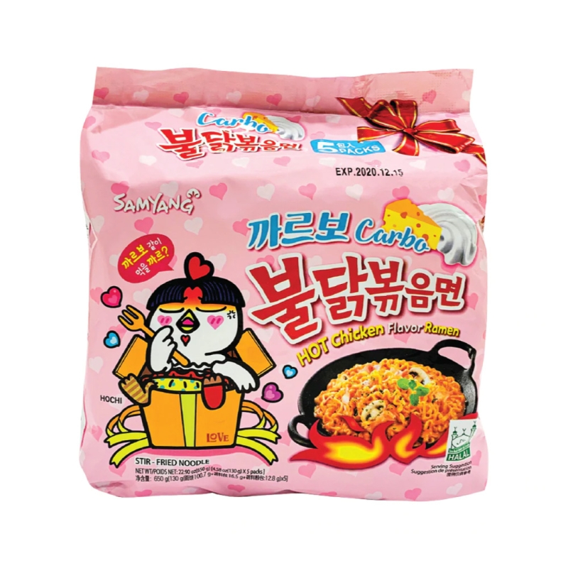 نودل سامیانگ مرغ تند با خامه و پنیر 140 گرم