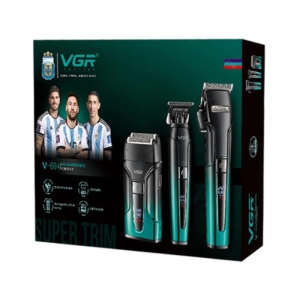 ماشین اصلاح ۳ قلو سر و صورت وی جی ار مدل V-694 