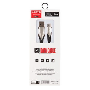 کابل تبدیل USB به MicroUSB لیتو مدل LD-13 طول 1 متر