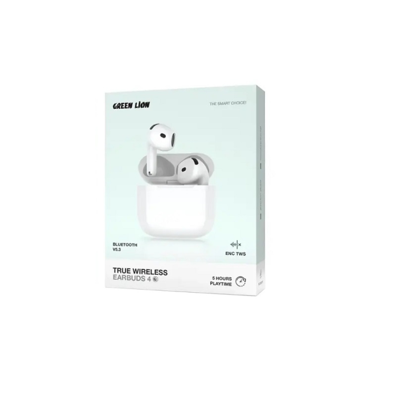 هدفون بلوتوثی گرین لاین مدل Green Lion True Wireless Earbuds 4 G1 2025
