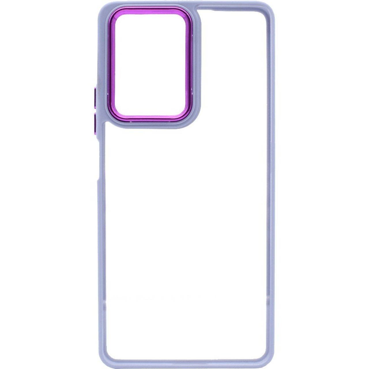 کاور پشت شفاف دور محافظ متال مدل new skin مناسب برای گوشی شیائومی Redmi Note 12s