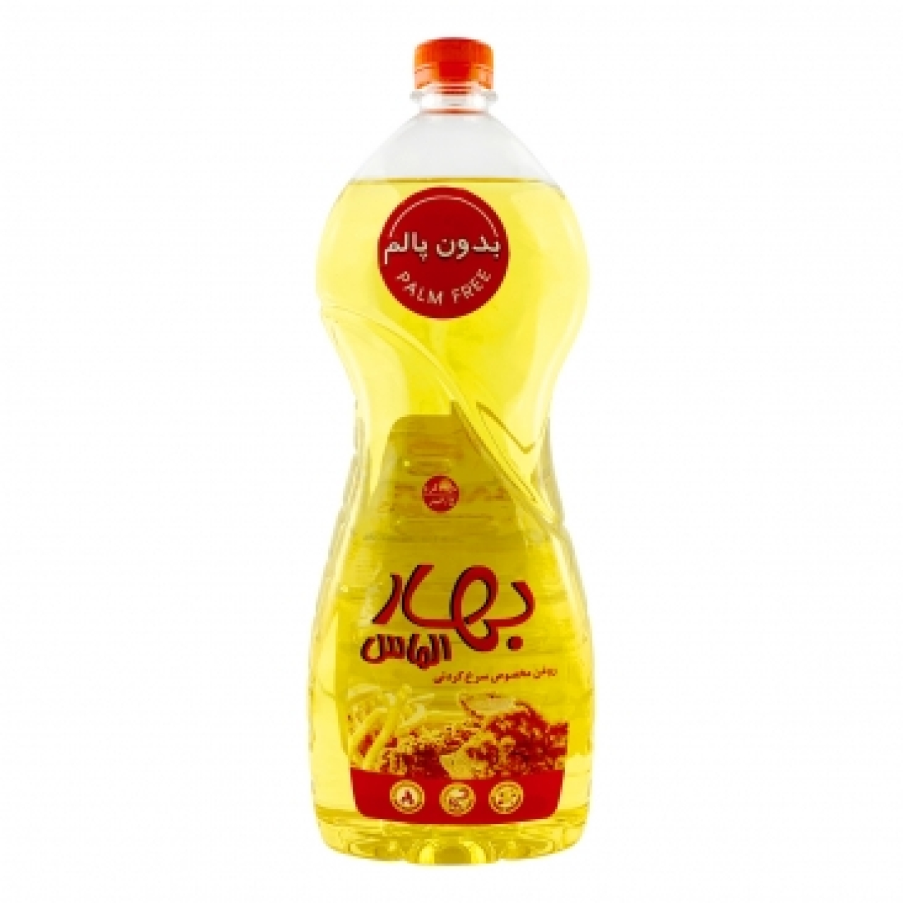 روغن مایع مخصوص سرخ کردنی بدون پالم بهار الماس 1350 گرمی