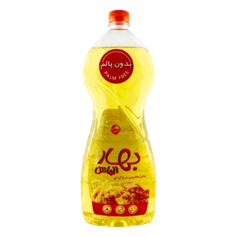 روغن مایع مخصوص سرخ کردنی بدون پالم بهار الماس 1350 گرمی