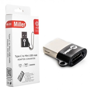 مبدل OTG تایپ سی به یو اس بی میلر مدل MILLER-201