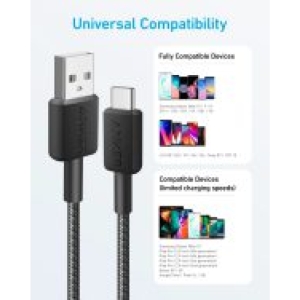 کابل تبدیل USB به Type-c انکر مدل A81H5H21 طول 0.9 متر