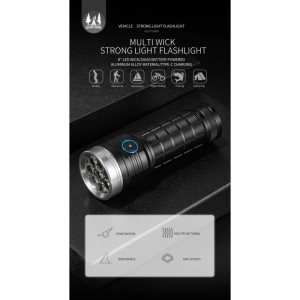 چراغ قوه حرارتی پلیسی 8 لامپ مدل SMALL SUN W5185