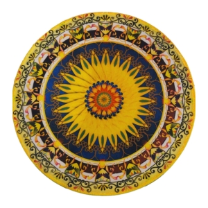 پد ماوس طرح دار ترمه آفتاب گردان مچر مدل MR-32