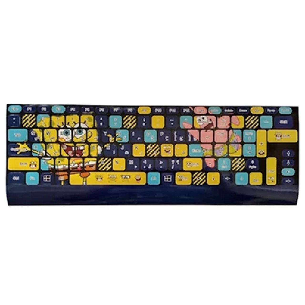 لیبل کیبورد استیکر صفحه کلید طرح باب اسفنجی