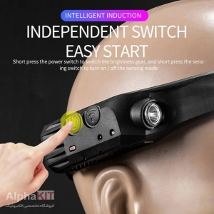 چراغ پیشانی سنسودار ژله ای مدل W-689-1