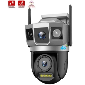 دوربین مینی اسپید دام بی سیم سیمکارتی مدل SC23 دو لنز V380 فضای باز بدون برق اضطراری بدون کارت حافظه
