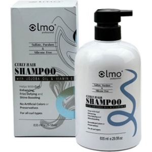 شامپو اولمو مخصوص موهای فر حجم 835 میلی لیتر