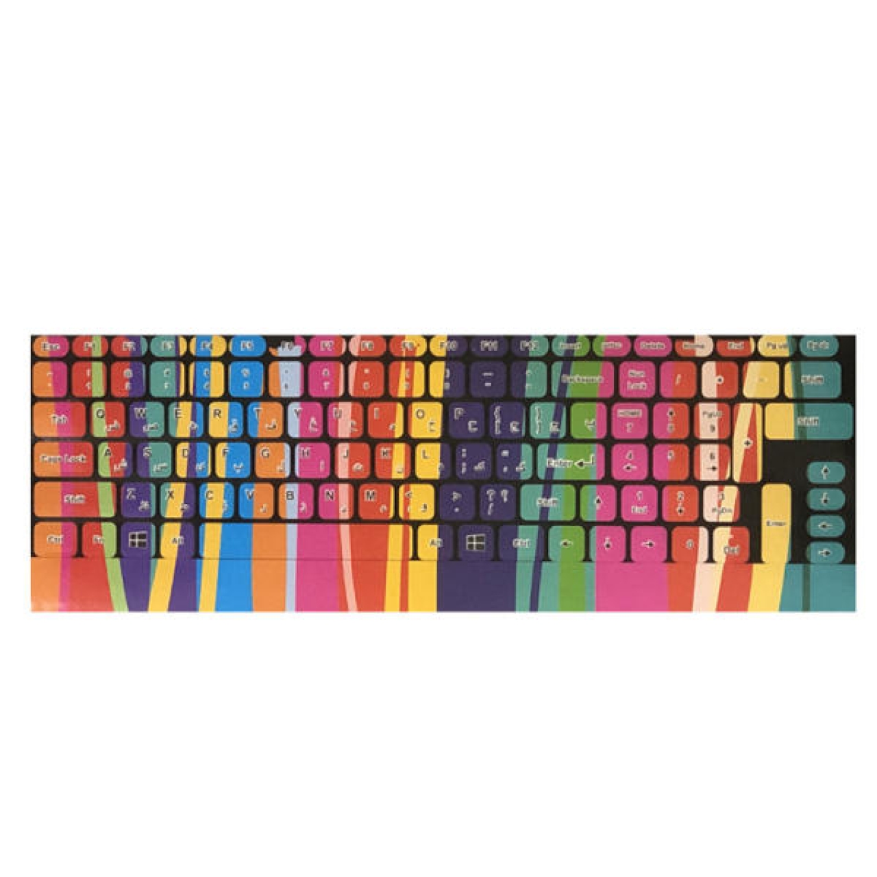 لیبل کیبورد استیکر صفحه کلید رنگی