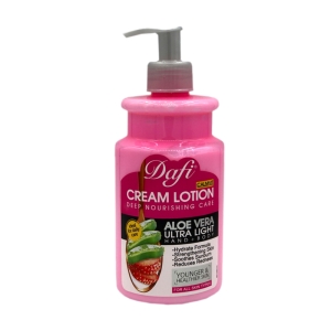 لوسیون بدن دافی مدل الوئه ورا و توت فرنگی حجم 470ml