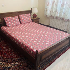 سرویس روتختی مدل کشدار طرح بهشت ۲ نفره ۳ تکه عرض ۱۶۰