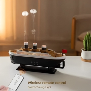 دستگاه بخور سرد و پخش‌کننده عطر و آروماتراپی JELLYFISH AROMA DIFFUSER مدل کشتی تایتانیک