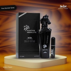 ادوپرفیوم مردانه جسیکا توین فرانسه مدل کرید اونتوس ابسولو حجم 100 میل با اتومایزر رایگان
