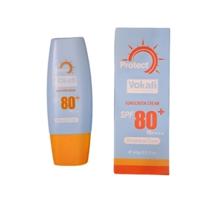 کرم ضد آفتاب  وکالی  مدل گیاهی بدون رنگspf 80 وزن 60 گرم