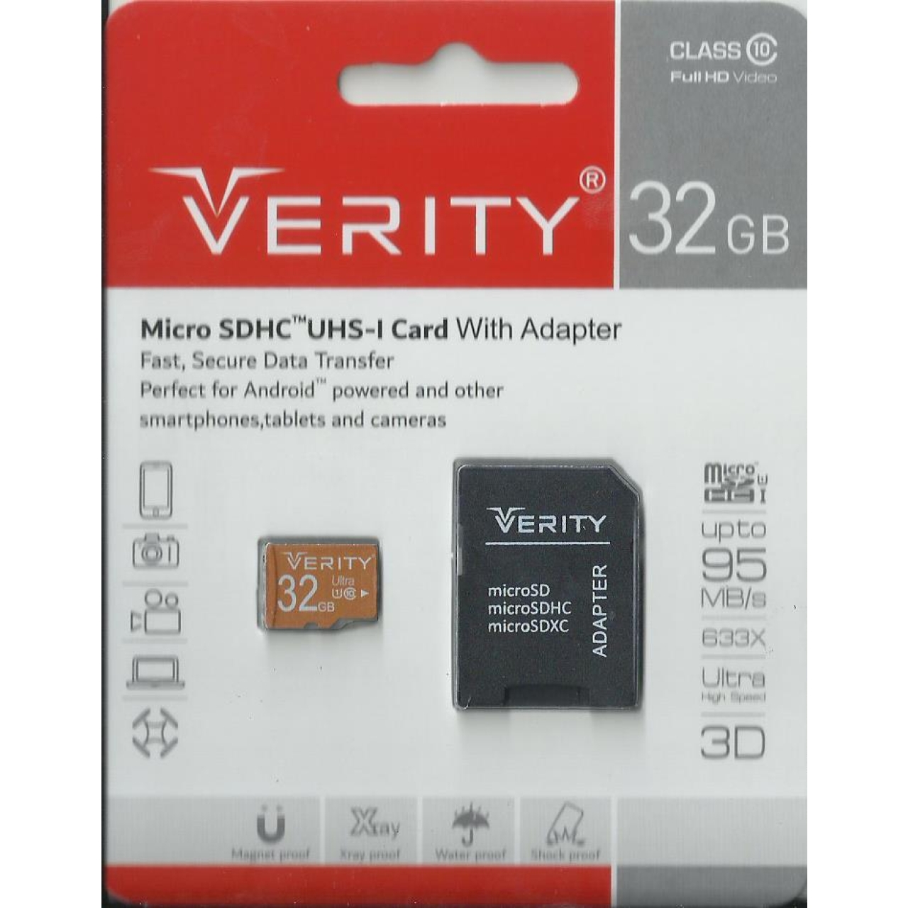 کارت حافظه microSDHC وریتی U106 ظرفیت 32G