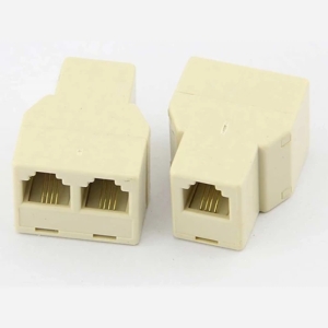 سوکت تبدیل تلفن یک به دو RJ11