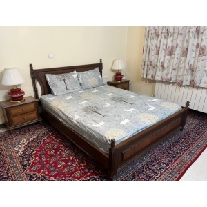 روتختی کشدار ترک طرح دنیا ۲ نفره ۳ تکه عرض ۱۶۰