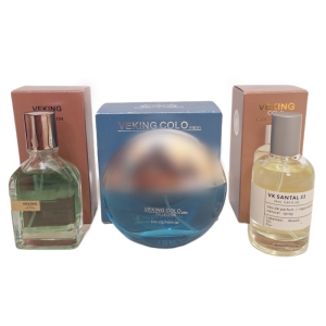 پک تابستانه اقتصادی سه عددی عطر های مردانه و زنانه ویکینگ کالکشن مدل سانتال 33, آکوا بولگاری, اورتو پاریسی مگاماره حجم 25 میل