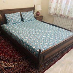 سرویس روتختی مدل کشدار طرح بهشت ۲ نفره ۳ تکه عرض ۱۶۰