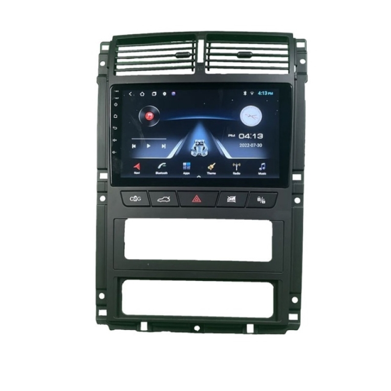 مانیتور خودرو اندروید 9 اینچ پاناتک مدل 2 به 32 گیگ به همراه قاب پژو پارس داشبورد جدید