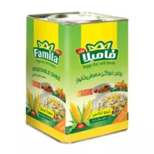 روغن نیمه جامد حاوی ذرت فامیلا حجم 5 کیلوگرم