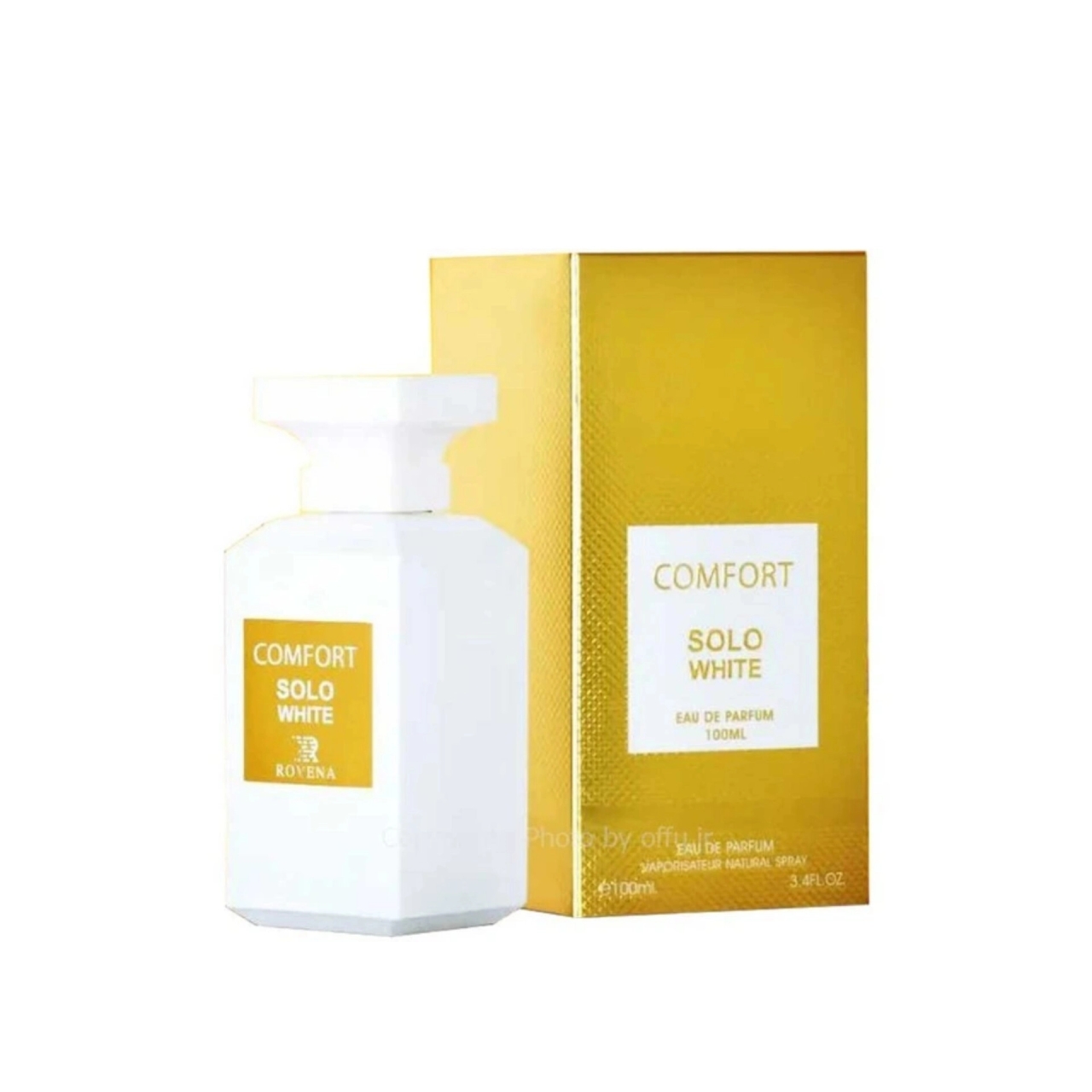 ادکلن زنانه مردانه روونا مدل تام فورد سولو وایت پچولی حجم ۱۰۰‌میل