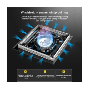 اجاق گاز مسافرتی قابل حمل مدل BDZ-155 EDAX