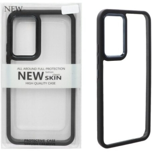 کاور پشت شفاف دور محافظ متال مدل new skin مناسب برای گوشی شیائومی Redmi Note 12s