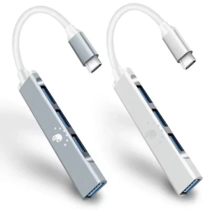 هاب 4 پورت USB-C هارمن مدل  OKAYES 4IN1 TYPE C