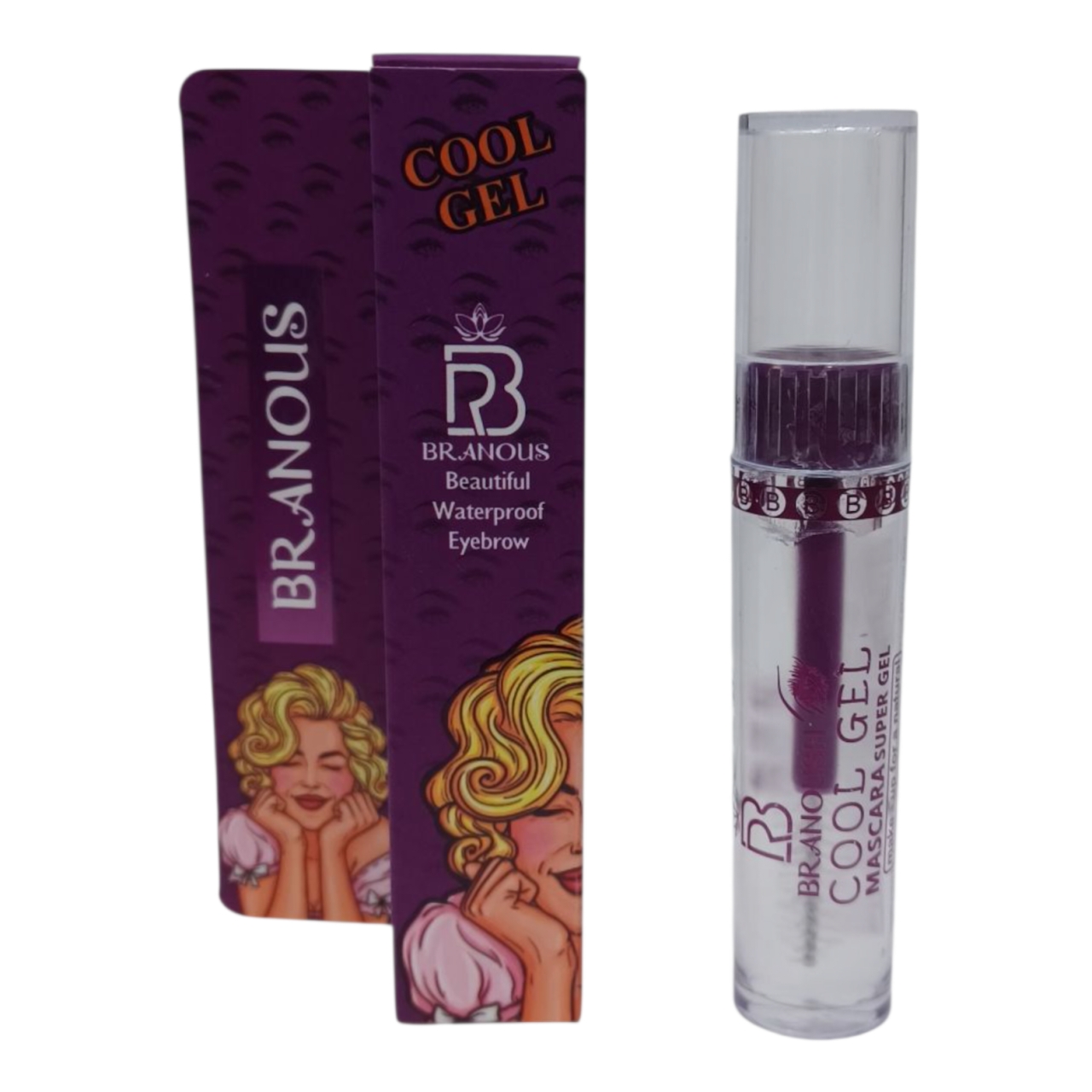 ژل ابرو برانوس مدل Super Gel