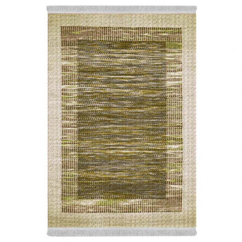 فرش پارچهای دفه مدل فرشینه طرح مدرن کد 648