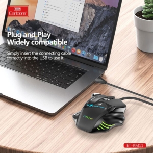  موس گیمینگ سیمی ارلدام مدل ET-KM11 