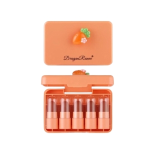 رژ لب جامد دراگون رانی مدل هویج مجموعه 5 عددی