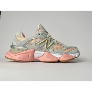 کفش راحتی زنانه نیوبالانس مدل 9060 طوسی صورتی 