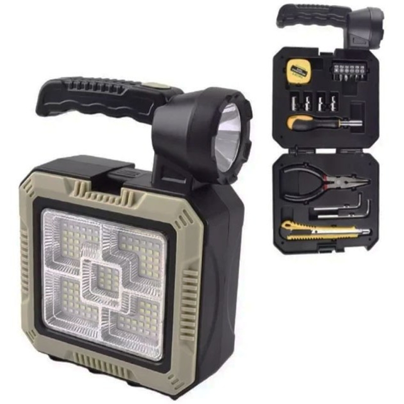 چراغ سولار و جعبه ابزار مدل ToolKit 7739-L