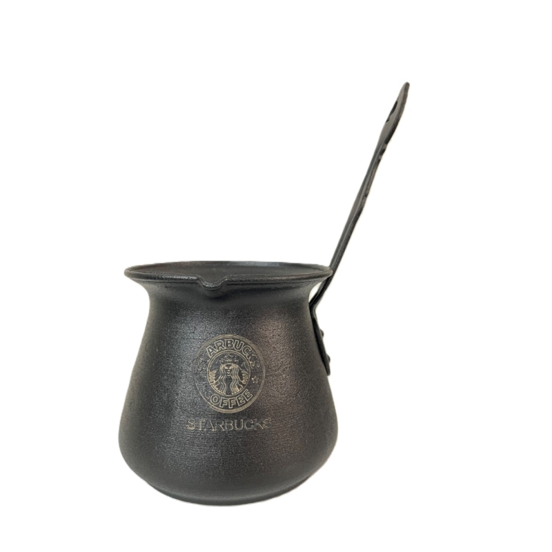 قهوه جوش دسته آلومینیومی استارباکس سایز 3